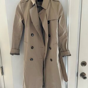 Massimo Dutti Classic Tan Trench Coat